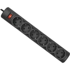 Мережевий фільтр подовжувач Power filtr 3м Defender DFS 153 6 розеток з вимикачем Black (994950)
