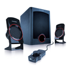 Компьютерные колонки 2.1 Microlab M-111 2RCA 3.5 mm stereo 12W Black-Red