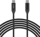 Кабель Choetech XCC-1036 USB3.1 Type-C MM 2м Gen2 240W 50V 5A оплетка Black