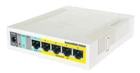 Комутатор Mikrotik RB260GSP 5-port Gigabit smart switch with SFP cage SwO plastic case PSU White
