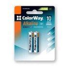 Батарейка ColorWay AAA LR03 Alkaline Power (лужні) * 2 blister (CW-BALR03-2BL)