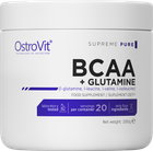 Амінокислота OstroVit BCAA + L-Glutamine 200 г Без смаку (5902232610215) - зображення 1