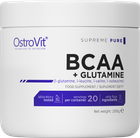 Aminokwas OstroVit BCAA + L-Glutamina 200 g Bez Smaku (5902232610215) - obraz 1