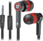 Провідні навушники з мікрофоном Defender Pulse 420 jack 3,5 Black-Red
