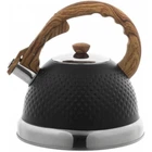 Чайник Ofenbach KM-100305BL со свистком 2.7 л из нержавеющей стали и бакелита чирный (33-84-100305BL)