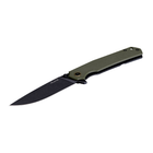 Нож складной Ruike Black Blade Green замок Frame lock P801-G - изображение 3
