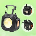 Карманный фонарик брелок 5в1 с зажигалкой с открывашкой 2OІ LL светодиодный LED фонарь аккумуляторный с карабином и магнитом