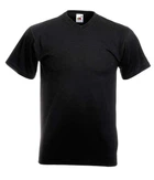 Футболка Fruit of the Loom Valueweight v-neck M Черный (061066036M)
