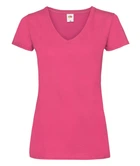 Футболка Fruit of the Loom Lady-fit v-neck XS 57 Малиновий (061398057XS)