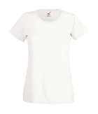 Футболка Fruit of the Loom Valueweight lady-fit M Белый (061372030M)