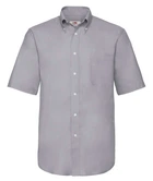 Рубашка мужская Fruit of the Loom Oxford shirt short sleeve XL Светло-серый (0651120OCXL)