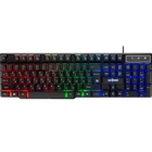 Игровая клавиатура Defender Mayhem GK-360DL, мембранная, RGB подсветка, USB, черная, 430x125x27 мм