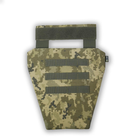 Универсальная сумка-защита паха (напашник-фартук) с баллистическим пакетом 1 класс защиты Militex cordura Пиксель - изображение 2