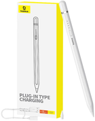 Активний стилус Baseus Smooth Writing Series з зарядкою plug-in USB-C Білий (P80015806211-01) - зображення 3