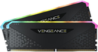 Оперативна пам'ять Corsair DDR4-3600 65536MB PC4-28800 (Kit of 2x32768) Vengeance RGB RS Black (CMG64GX4M2D3600C18) - зображення 1