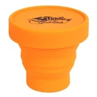 Стакан силиконовый Tramp с крышкой Оранжевый (TRA-TRC-083-ORANGE)