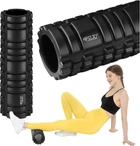 Массажный ролик 4FIZJO 45 x 13.5 см (валик, роллер) Black (P-5907739310545)