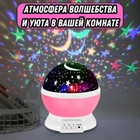 Проектор ночного неба ночник Star Master Pink