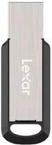 Pendrive Lexar JumpDrive M400 128GB USB 3.0 Black/Silver (7202025) - obraz 1