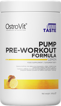 Kompleks przedtreningowy OstroVit Pump 500 g Cytryna (5902232611496) - obraz 1