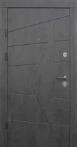 Входная дверь Qdoors Акцент 850*2050мм квартира Бетон темный/ бетон серый