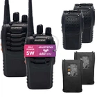 Комплект Рация Baofeng BF-888S 2 шт., UHF, 5 Вт, 1500 мАч + Аккумуляторная батарея 1500 мАч 2шт., + Чехол силиконовый 2шт