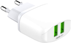 Мережевий зарядний пристрій Ldnio USB + кабель USB-C White (A2219 Type-C) - зображення 3