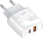 Ładowarka sieciowa Ldnio USB-C 20 W + Kabel Lightning (A2424C Lightning) - obraz 3