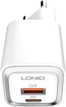 Ładowarka sieciowa Ldnio USB-C 20 W + Kabel USB-C (A2318C Type C) - obraz 4