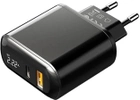 Ładowarka sieciowa Mcdodo 20 W 2 x USB + USB-C Czarna (CH-7170) - obraz 1