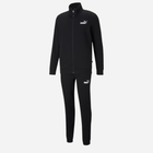 Komplet sportowy męski Puma Clean Sweat Suit Fl 585841-01 XS Czarny (4063697380295) - obraz 8