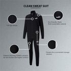 Спортивний костюм чоловічий Puma Clean Sweat Suit Fl 585841-01 XS Чорний (4063697380295) - зображення 9