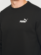 Bluza bez kaptura polarowa męska Puma Ess Small Logo Crew Fl 58668201 XL Czarna (4063697320451) - obraz 4