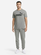 Spodnie dresowe męskie Puma Ess Slim Pants Tr 58674903 M Ciemnoszare (4063697288973) - obraz 3