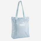 Спортивна сумка шопер жіноча тканинна Puma Core Base Shopper 9026702 Бірюзова (4099685702572)