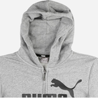 Młodzieżowa bluza rozpinana chłopięca Puma Ess Big Logo Fz Hoodie Tr B 586968-03 152 cm Szara (4063697293670) - obraz 3