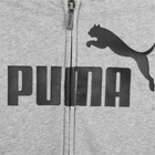 Dziecięca bluza rozpinana dla chłopca Puma Ess Big Logo Fz Hoodie Tr B 586968-03 104 cm Szara (4063697293625) - obraz 4