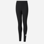 Дитячі спортивні лосини для дівчинки Puma Ess Logo Leggings G 587035-01 110 см Чорні (4063697162273)