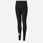 Підліткові спортивні лосини для дівчинки Puma Ess Logo Leggings G 587035-01 98 см Чорні (4063697162259) - зображення 2