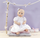 Sukienka dla lalki Zapf Creation Baby Born Dolly Moda Christening Dress Biała (4001167870341) - obraz 3