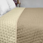 Покрывало Zastelli Warm Sand / Vanilla двустороннее паянное 145*210см