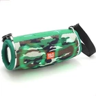 Портативная колонка TG 642 camo с RGB подсветкой и ремешком
