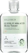 Тонік для обличчя із гліколевою кислотою Hollyskin Glycolic AHA Acid Skin Toner 250ml (891618-800661-2)