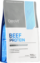 Protein OstroVit Beef Protein Vanilla 700 g (5903933910154) - obraz 1