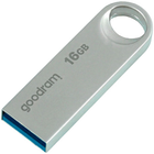 Флеш пам'ять USB Goodram UNO3 16GB USB Type A 3.2 Silver (UNO3-0160S0R11) - зображення 1