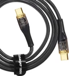 Кабель Essager Interstellar Transparent Design USB Charging Cable Type C to Type C 100W 2 м Black (EXCTT1-XJA01-P)