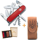 Комплект Victorinox Нож Climber 1.3703 + Чехол для ножа универсальный на липучке + Фонарь - изображение 12