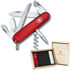 Комплект Victorinox Ніж Camper 1.3613 + Подарункова коробка для ножа 91мм vix-2 - зображення 7