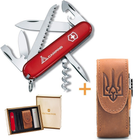 Комплект Victorinox Нож Camper Red 1.3613.71 + Чехол для ножа универсальный на липучке + Фонарь - изображение 15