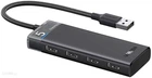 USB-хаб UGREEN CM653 4-Port USB 3.2 Gen 1 HUB з додатковим живленням USB Type-C 5Gbps Grey (15548)